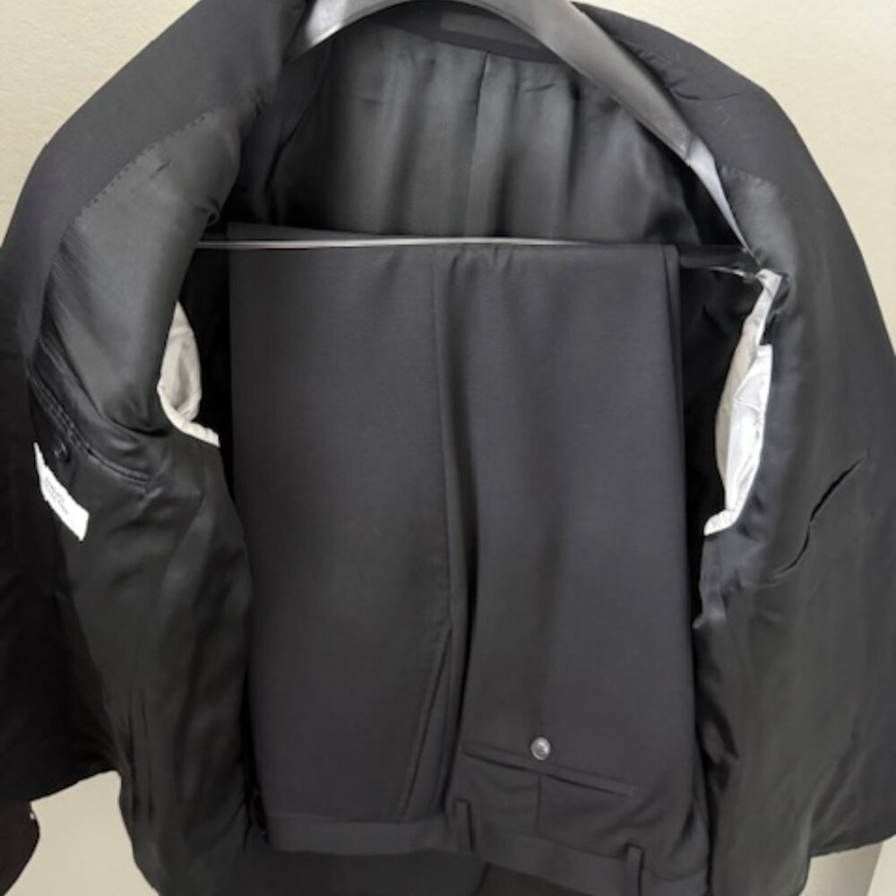 Versace Collection Black Men's Formal Suit - image 3